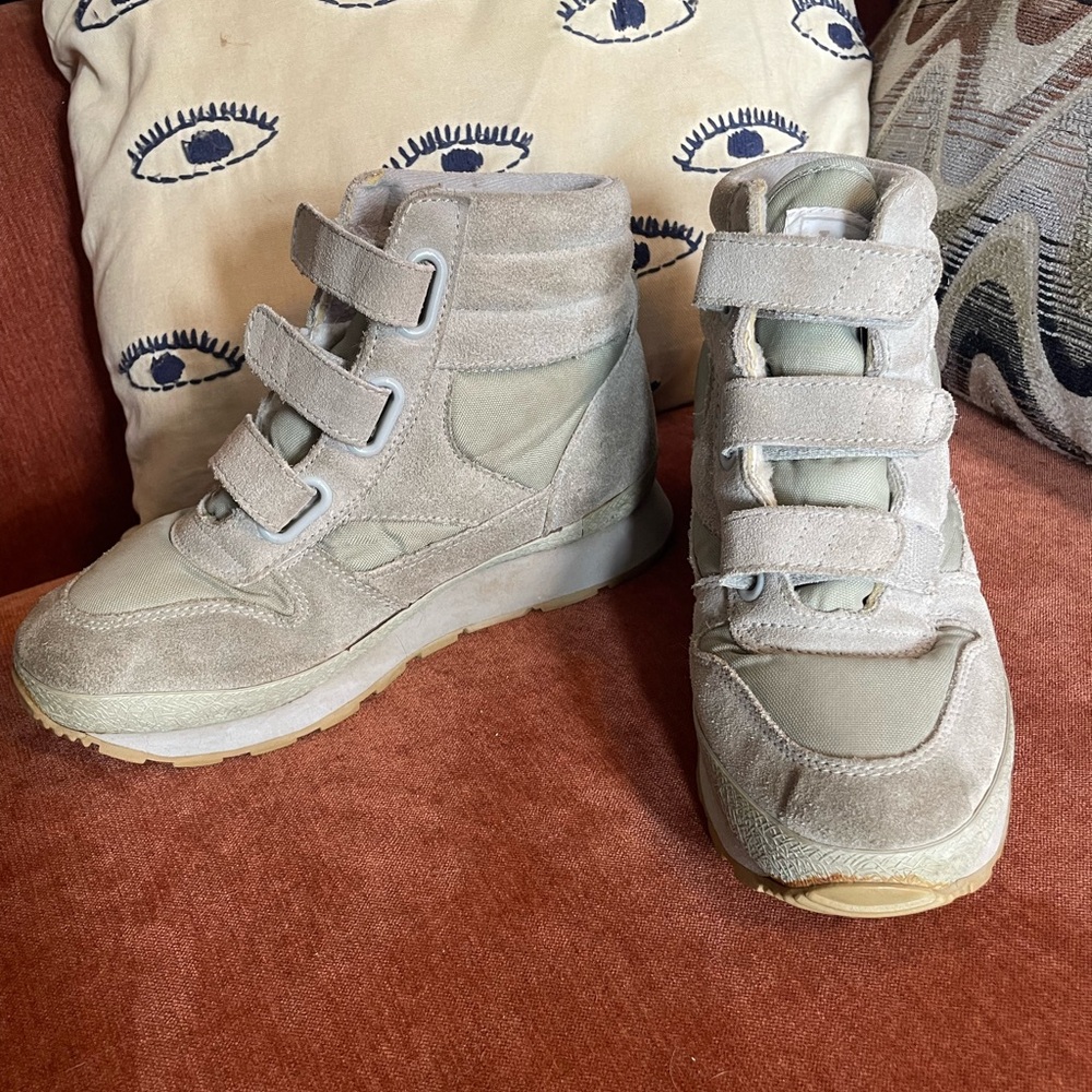 L.L BEAN THINSULATE TAUPE GRAY Velcro hiking WINTER BOOTS